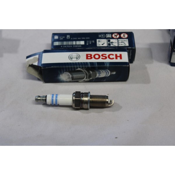 Lot 2 bougies allumage Bosch YR6DES 0242140519 pour alfa romeo mito chevrolet aveo spark daihatsu sirion terios fiat punto palio