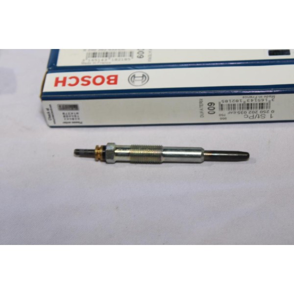 Jeu 2 bougies prechauffe Bosch 009 0250202035 pour renault clio 2 II kangoo megane scenic 1 trafic 1 opel arena 1.9D 1.9 D diese