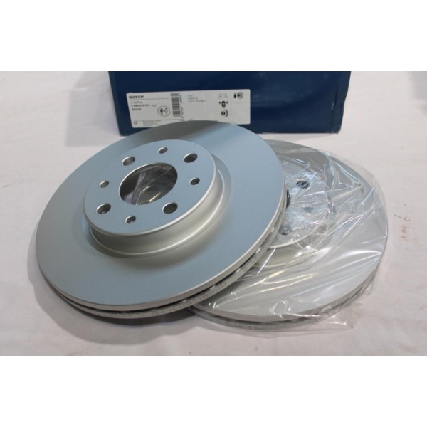 Jeu 2 disques de frein avant ventilé 257mm diametre Bosch BD439 0986478515 pour alfa romeo 145 146 155 fiat tempra tipo punto ba