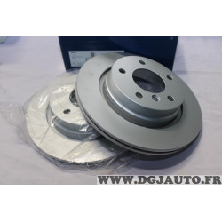 Jeu 2 disques de frein arriere ventilé 294mm diametre Bosch BD942 0986478570 pour BMW serie 3 E46 