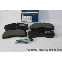 Jeu 4 plaquettes de frein avant montage brembo Bosch BP1764 0986494278 pour nissan cabstar NT400 renault trucks maxity 