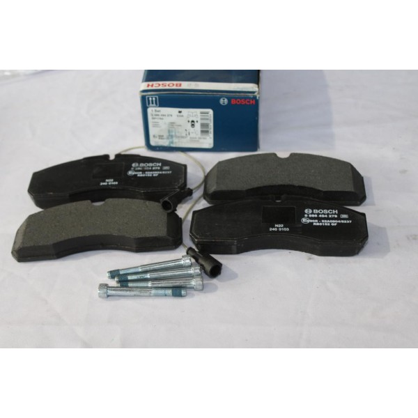 Jeu 4 plaquettes de frein avant montage brembo Bosch BP1764 0986494278 pour nissan cabstar NT400 renault trucks maxity 