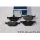 Jeu 4 plaquettes de frein arriere montage teves Bosch BP228 0986494009 pour BMW serie 5 E39
