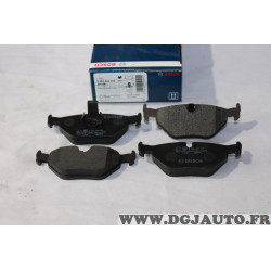 Jeu 4 plaquettes de frein arriere montage teves Bosch BP228 0986494009 pour BMW serie 5 E39 