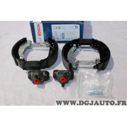 Kit frein arriere prémonté 180x42mm montage bosch Bosch KS073 0204114073 pour dacia logan 1 sandero 1 renault clio 2 II 