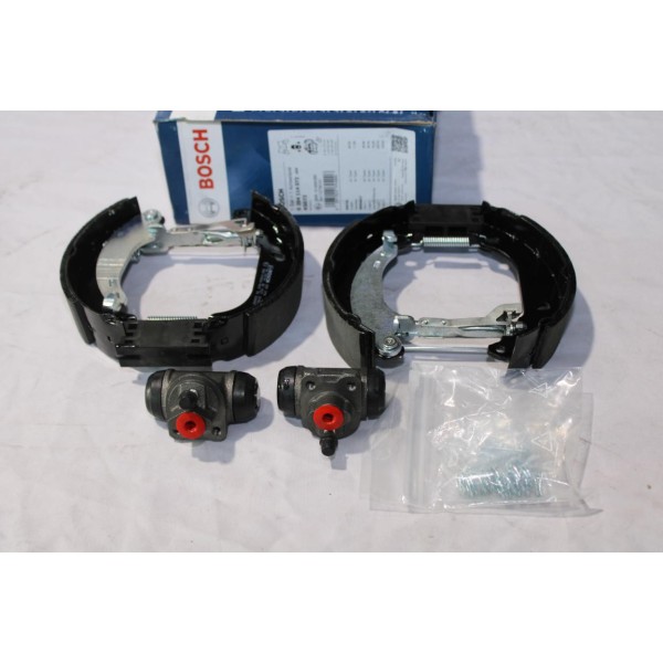 Kit frein arriere prémonté 180x42mm montage bosch Bosch KS073 0204114073 pour dacia logan 1 sandero 1 renault clio 2 II 