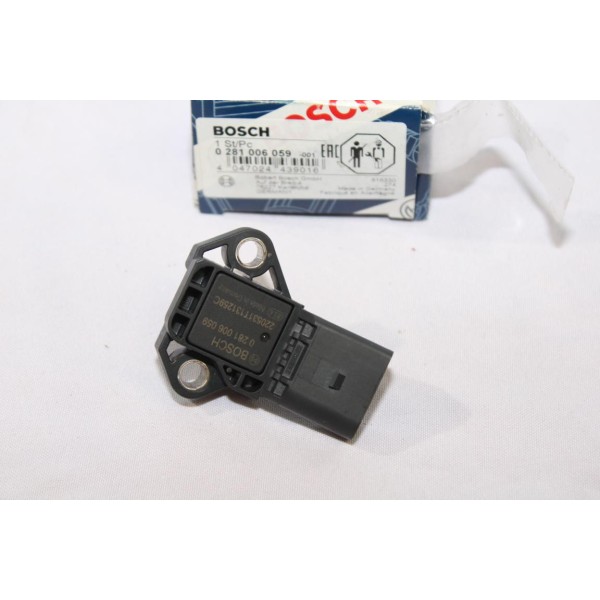1 Capteur pression tuyau admission turbo Bosch 0281006059 pour audi A1 A3 A6 A7 Q5 man TGE porsche panamera seat ibiza 4 IV 