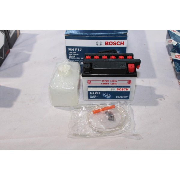 Batterie moto scooter YB4L-B 12V 4Ah 50A Bosch M4F17 0092M4F170 pour APRILIA 50 Amico 50cc [1996-1998] | APRILIA 50 Area 51 