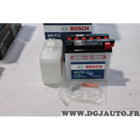 Batterie moto scooter YB7L-B 12V 7Ah 74A Bosch M4F21 0092M4F210 pour MBK XN XP peugeot elystar TSDI triumph T yamaha DT SR YFM 