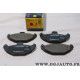 Lot 4 plaquettes de frein arriere montage brembo Bosch BP285 0986424532 pour renault laguna 1