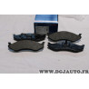 Lot 4 plaquettes de frein avant montage kelsey hayes Bosch 0986424284 BP139 pour jeep wrangler cherokee grand cherokee