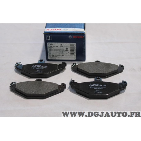 Jeu 4 plaquettes de frein arriere montage brembo Bosch BP597 0986461148 pour renault 21 R21 laguna 1 safrane espace 3 III 
