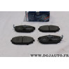 Jeu 4 plaquettes de frein avant montage mando Bosch BP438 09864424727 pour hyundai sonata 4 IV galloper mitsubishi galloper