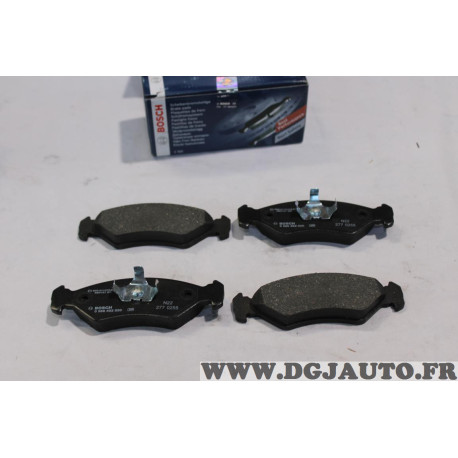 Jeu 4 plaquettes de frein avant montage teves Bosch BP789 0986492020 pour ford fiesta 2 3 4 II III IV 