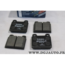 Jeu 4 plaquettes de frein avant montage teves Bosch BP495 0986460113 pour mercedes classe S SL W108 W111 W113 W114 R107 opel 