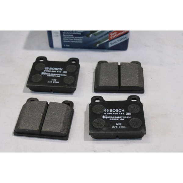 Jeu 4 plaquettes de frein avant montage teves Bosch BP495 0986460113 pour mercedes classe S SL W108 W111 W113 W114 R107 opel 