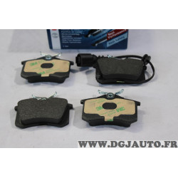 Jeu 4 plaquettes de frein arriere montage lucas Bosch BP951 0986424813 pour seat ibiza 3 III cordoba 2 II volkswagen polo 4 IV 