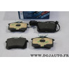 Jeu 4 plaquettes de frein arriere montage lucas Bosch BP951 0986424813 pour seat ibiza 3 III cordoba 2 II volkswagen polo 4 IV
