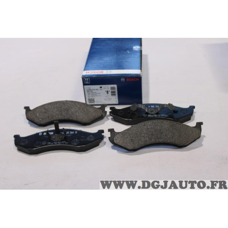 Lot 4 plaquettes de frein avant montage kelsey hayes Bosch 0986424284 BP139 pour jeep wrangler cherokee et grand cherokee 