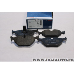 Lot 4 plaquettes de frein arriere montage teves Bosch BP228 0986494009 pour BMW serie 5 E39 
