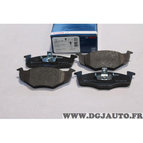 Lot 4 plaquettes de frein avant montage teves Bosch BP737 0986468873 pour seat cordoba 1 toledo 1 ibiza 2 II volkswagen jetta 1 