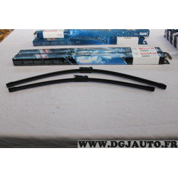 Lot 2 balais essuie glace 700mm + 600mm souple aerotwin Bosch A965S 3397118965 pour citroen C4 opel astra K peugeot 307 CC 