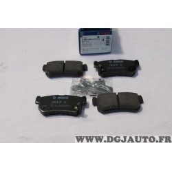 Jeu 4 plaquettes de frein arriere montage akebono Bosch BP1172 0986494237 pour ssangyong korando rexton kyron actyon 