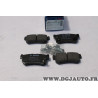 Jeu 4 plaquettes de frein arriere montage akebono Bosch BP1172 0986494237 pour ssangyong korando rexton kyron actyon