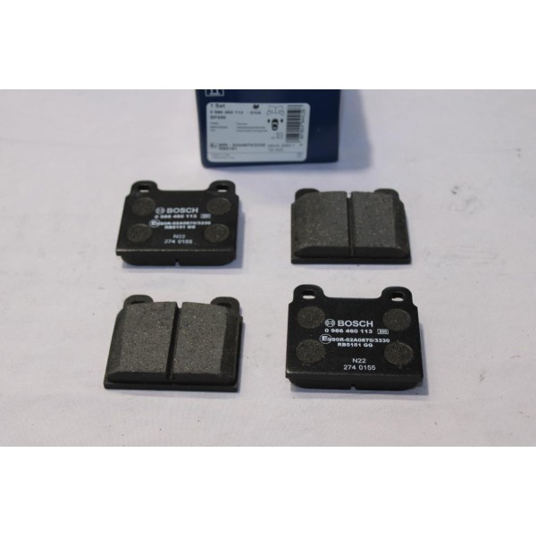 Lot 4 plaquettes de frein avant montage teves Bosch BP495 0986460113 pour mercedes classe S SL W108 W111 W113 W114 R107 opel 