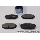 Lot 4 plaquettes de frein avant montage mando Bosch BP438 09864424727 pour hyundai sonata 4 IV galloper mitsubishi galloper