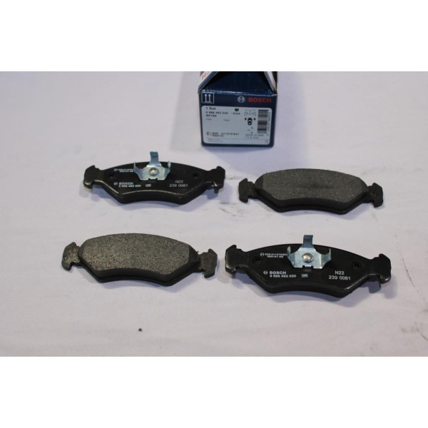 Lot 4 plaquettes de frein avant montage teves Bosch BP789 0986492020 pour ford fiesta 2 3 4 II III IV 