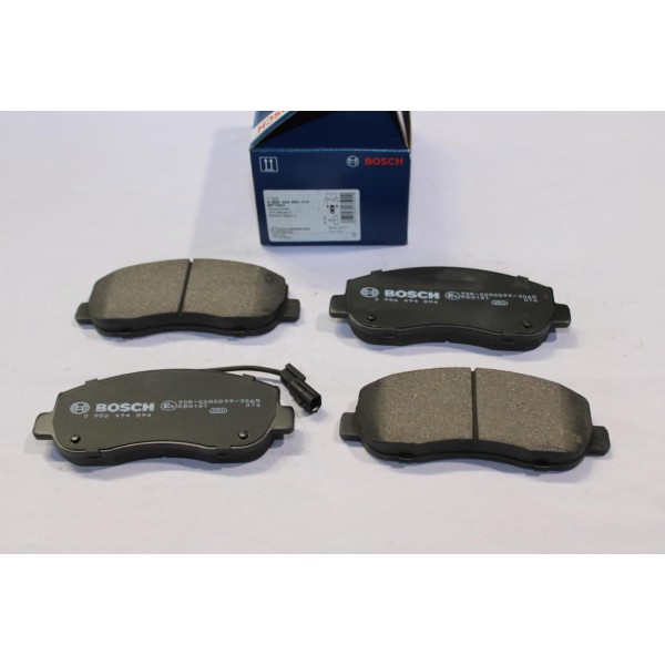 Jeu 4 plaquettes de frein avant montage brembo Bosch BP1882 0986494894 pour opel movano B renault master 3 III 