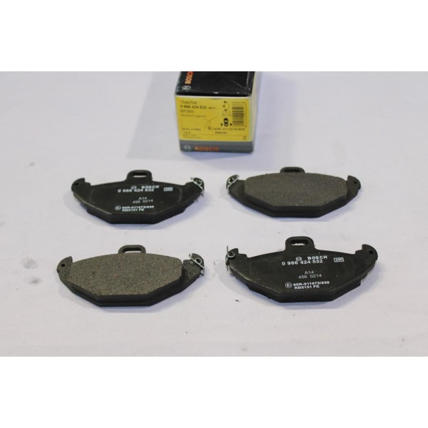 Lot 4 plaquettes de frein arriere montage brembo Bosch BP285 0986424532 pour renault laguna 1 I 