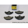 Lot 4 plaquettes de frein arriere montage brembo Bosch BP285 0986424532 pour renault laguna 1 I