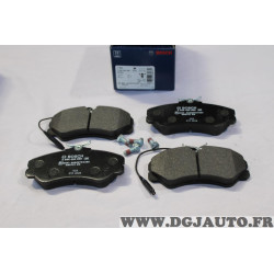 Jeu 4 plaquettes de frein avant montage lucas Bosch BP564 0986460998 pour citroen C25 fiat ducato peugeot J5 talbot express 