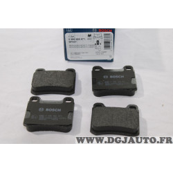 Lot 4 plaquettes de frein arrière montage teves Bosch BP697 0986466871 pour mercedes 190 W201 classe C E W124 W202 