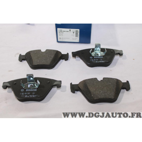 Lot 4 plaquettes de frein avant montage ATE teves Bosch 0986494549 BP1470 pour BMW serie 5 et 6 F06 F10 F11 F12 F13 