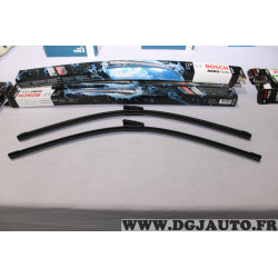 Jeu 2 balais essuie glace souple aerotwin 2x 700MM Bosch A976S 3397118976 pour citroen C6 peugeot 407 