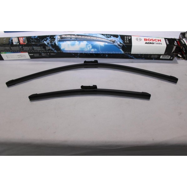 Jeu 2 balais essuie glace souple aerotwin 650MM + 400MM Bosch A538S 3397007538 pour toyota avensis T27 