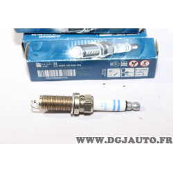 Jeu 4 bougies allumage Bosch 79161 VR6NE 0242140530 pour peugeot 206 renault clio 2 3 II III twingo 2 II kangoo captur 1.0 1.2 