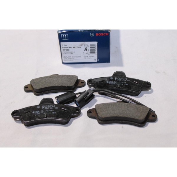 Jeu 4 plaquettes de frein arriere montage bendix Bosch BP558 0986460991 pour ford mondeo 1 2 I II cougar 