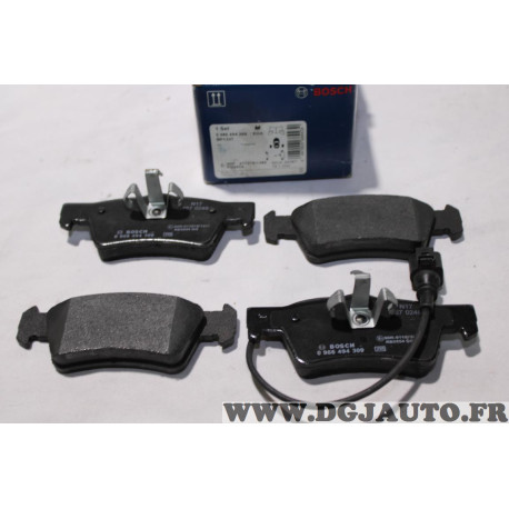 Jeu 4 plaquettes de frein arriere montage teves Bosch BP1237 0986494309 pour volkswagen transporter T5 touareg 1 