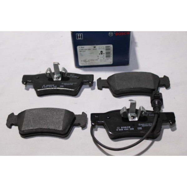 Jeu 4 plaquettes de frein arriere montage teves Bosch BP1237 0986494309 pour volkswagen transporter T5 touareg 1 