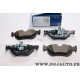Jeu 4 plaquettes de frein arriere montage teves Bosch BP960 0986494061 pour BMW serie 1 3 X1 E81 E82 E84 E87 E88 E91 E92 E93