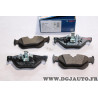 Jeu 4 plaquettes de frein arriere montage teves Bosch BP960 0986494061 pour BMW serie 1 3 X1 E81 E82 E84 E87 E88 E91 E92 E93