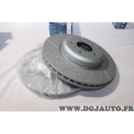 Jeu 2 disques de frein avant ventilé 370mm diametre Bosch BD2674 0986479E10 pour BMW serie 1 2 3 4 F20 F21 F22 F23 F30 F31 F32 
