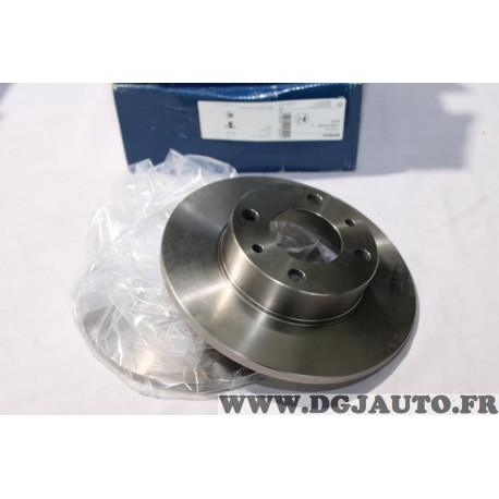 Jeu 2 disques de frein avant plein 227mm diametre Bosch BD57 0986478063 pour autobianchi A111 A112 Y10 fiat 850 900 X1/9 124 