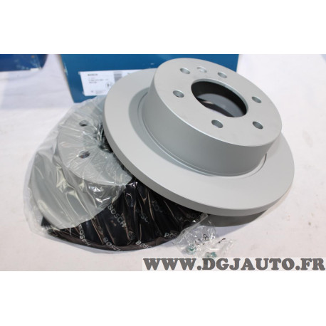 Jeu 2 disques de frein arriere plein 298mm diametre Bosch BD1158 0986479295 pour mercedes sprinter W906 W907 W910 volkswagen 