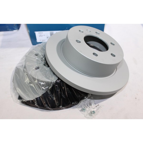 Jeu 2 disques de frein arriere plein 298mm diametre Bosch BD1158 0986479295 pour mercedes sprinter W906 W907 W910 volkswagen 