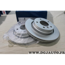 Jeu 2 disques de frein arriere ventilé 294mm diametre Bosch BD492 0986478570 pour BMW serie 3 E46 